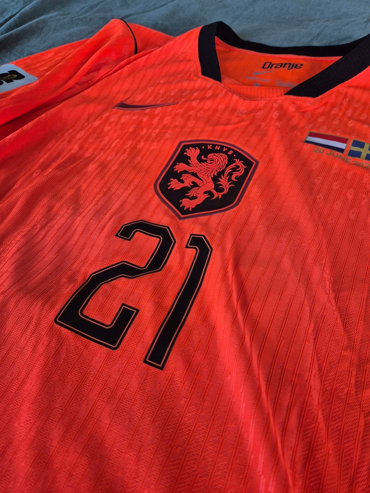 thuisshirt nederlands elftal L/XL, Maat XL, Verzenden, Nieuw, Shirt