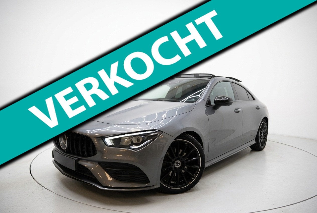 Mercedes-Benz CLA-klasse 180 AMG NIGHT PANO CAM CARPLAY, CLA, 136 pk, Gebruikt, 4 cilinders