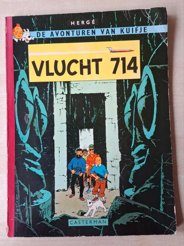 Kuifje, Hergé: Vlucht 724, Boeken, Stripboeken, Meerdere stripboeken, Ophalen of Verzenden, Gelezen