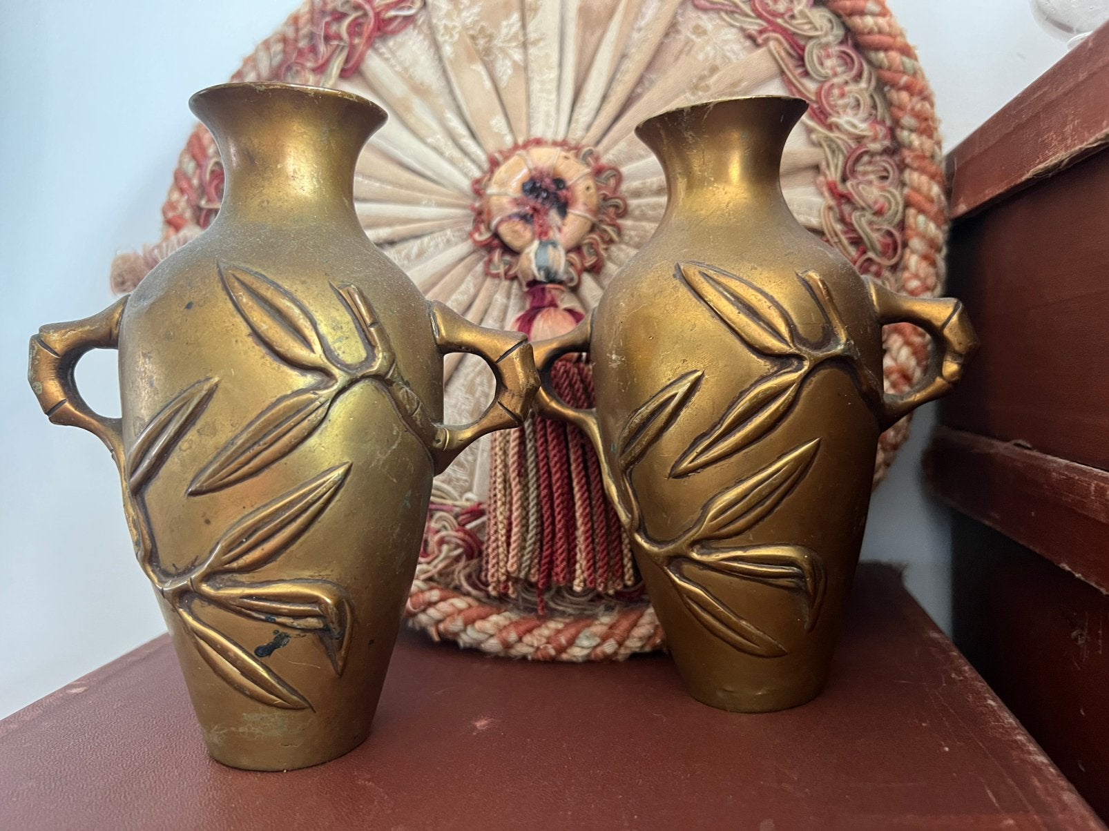 Set van 2 oude Japanse vaasjes, Ophalen of Verzenden