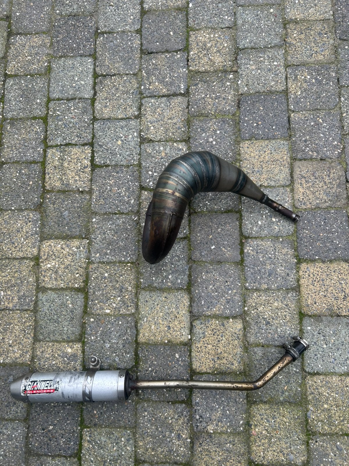 Giannelli 50-70 uitlaat derbi senda, Ophalen of Verzenden, Gebruikt, Uitlaat