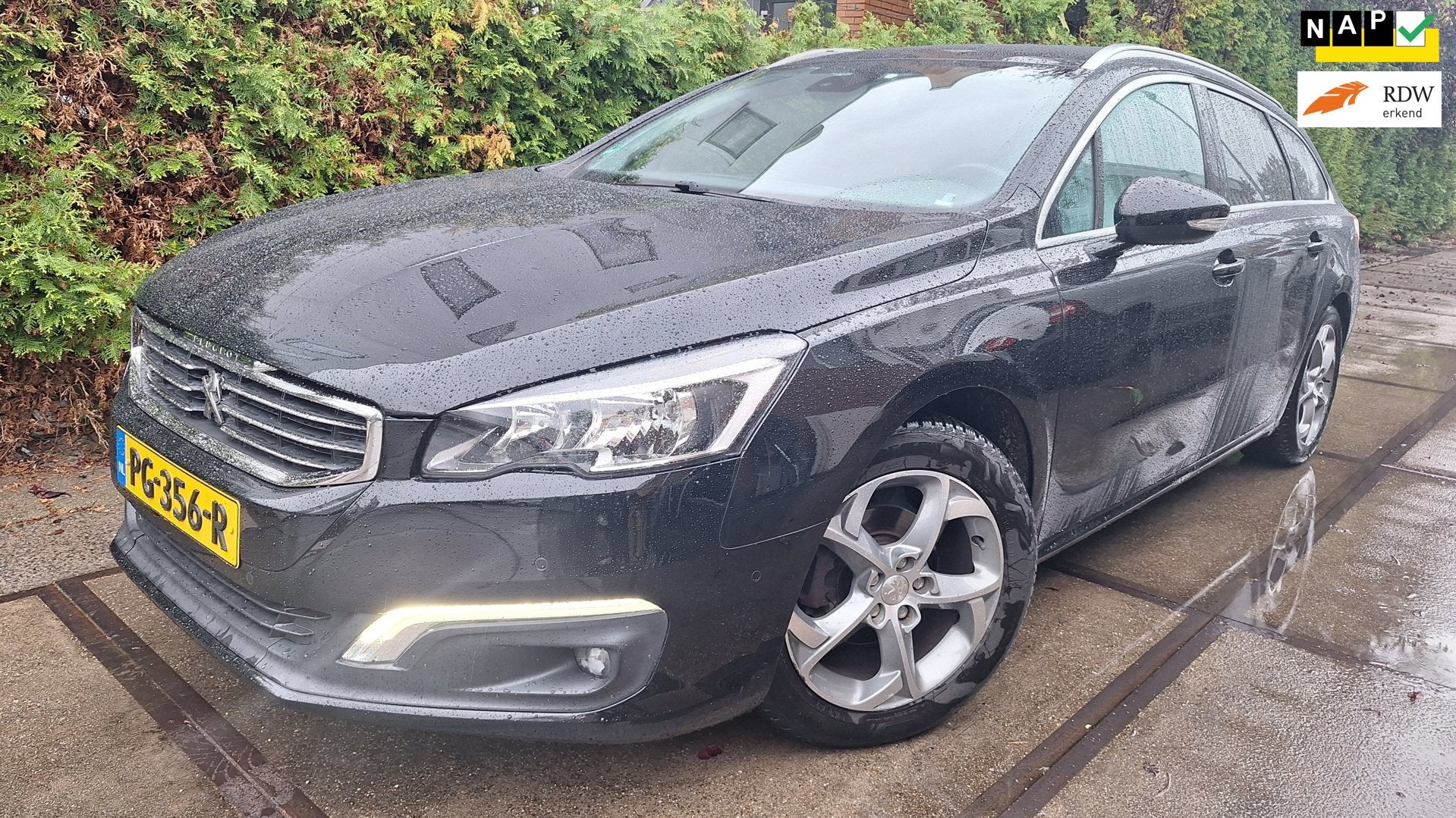 Peugeot 508 SW 1.6 BlueHDi Blue Lease Executive, Auto's, Gebruikt, 4 cilinders, Zwart, 1560 cc