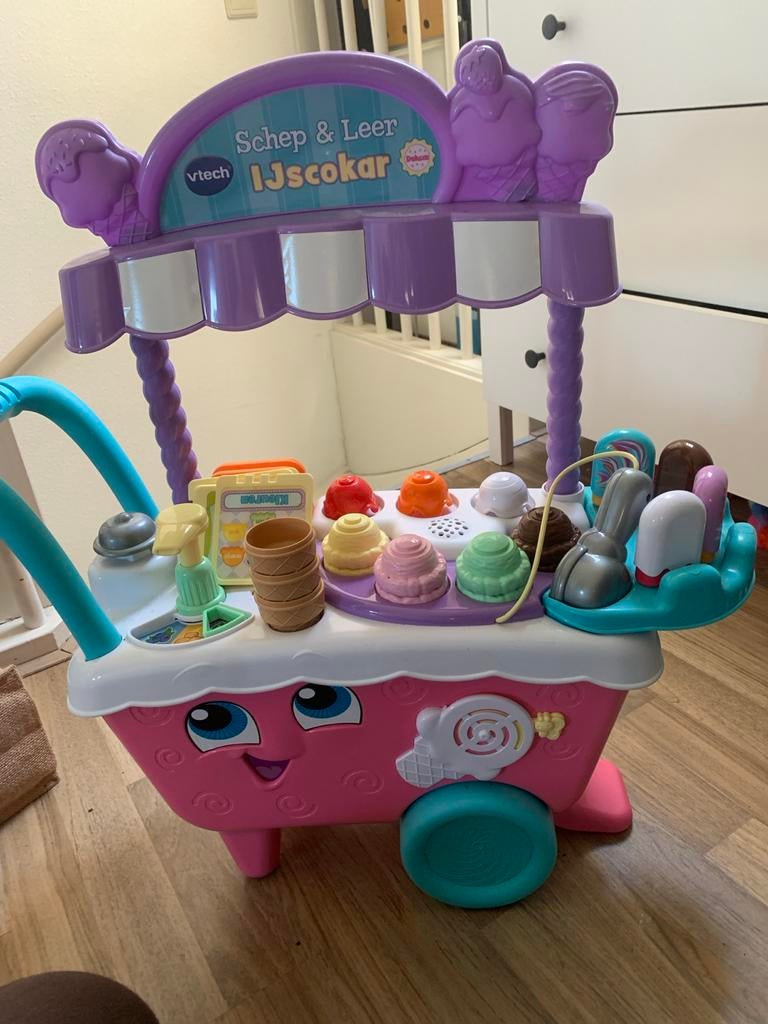 VTech Schep & Leer IJscokar - Interactief Speelplezier, Ophalen, Zo goed als nieuw, 2 tot 4 jaar