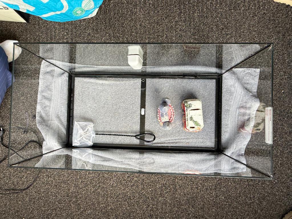 aquarium met toebehoren Juwel H35 cm x D 30 cm x B60 cm, Ophalen, Gebruikt, Inclusief deksel, Leeg aquarium