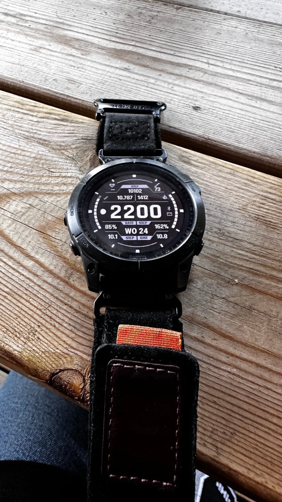 Garmin fenix 7x in nieuwstaat, Ophalen, Zo goed als nieuw, Zwart, Android