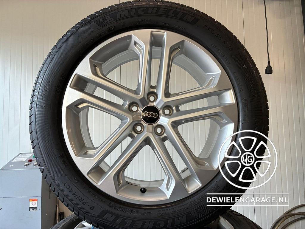 19 inch Audi Q5 Origineel Velgen Michelin 5x112 Zomerbanden, 19 inch, -, -, Banden en Velgen