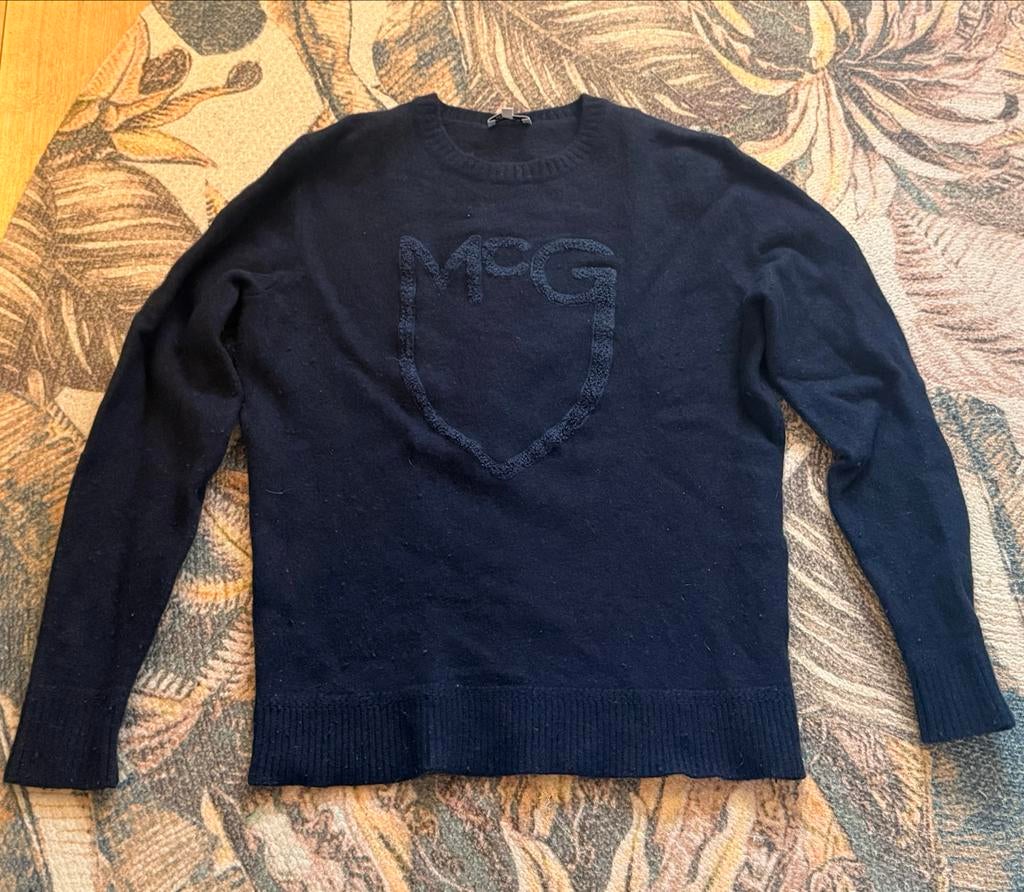 McGregor Heren Trui Maat M - Donkerblauw met Logo, Ophalen of Verzenden, Gedragen, Maat 48/50 (M), Blauw