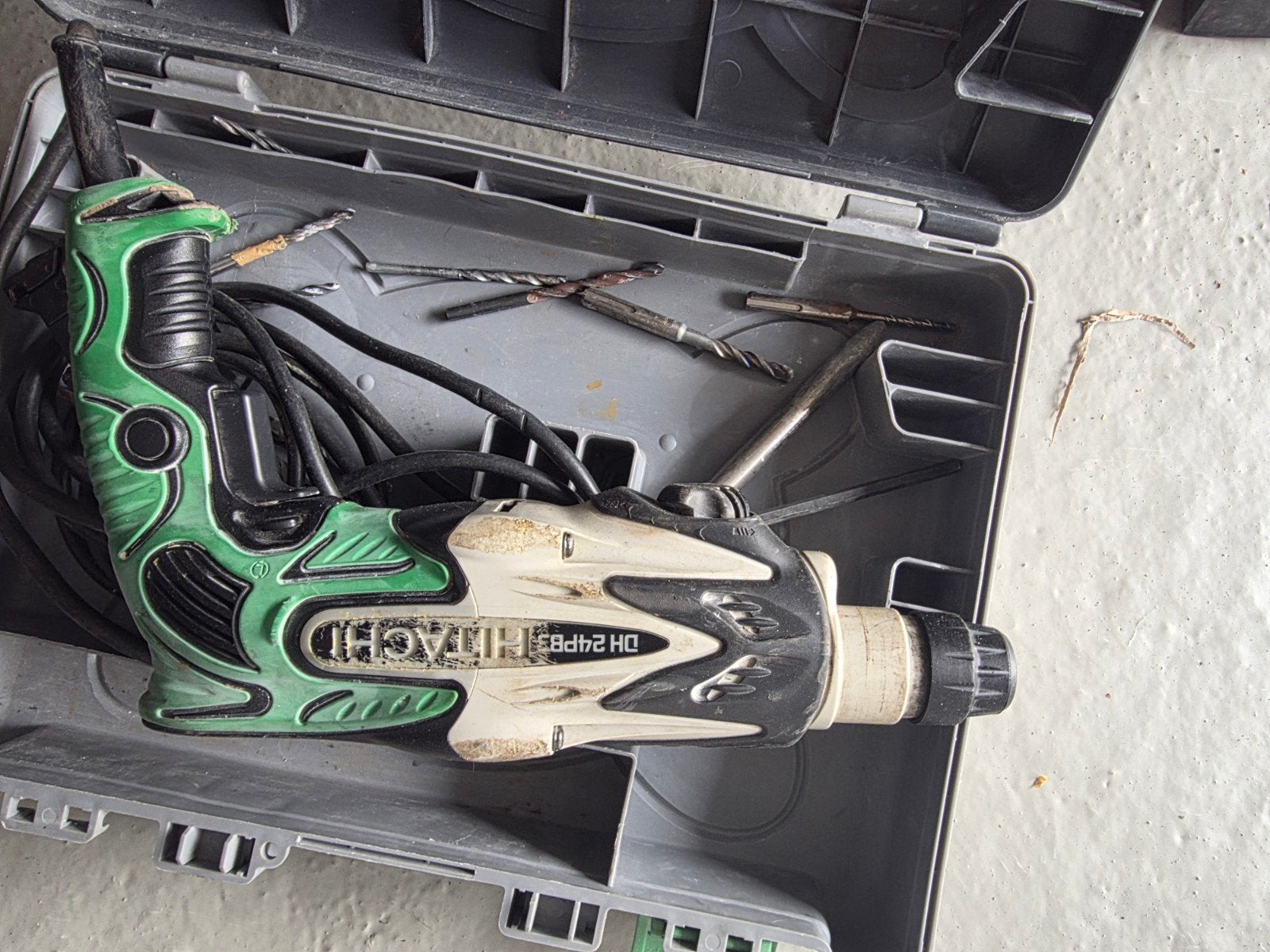 Hitachi DH24PB3 Klopboormachine - Gebruikt, 100% in orde, Boor- en/of Breekhamer, Ophalen of Verzenden, Klopboormechanisme, Gebruikt