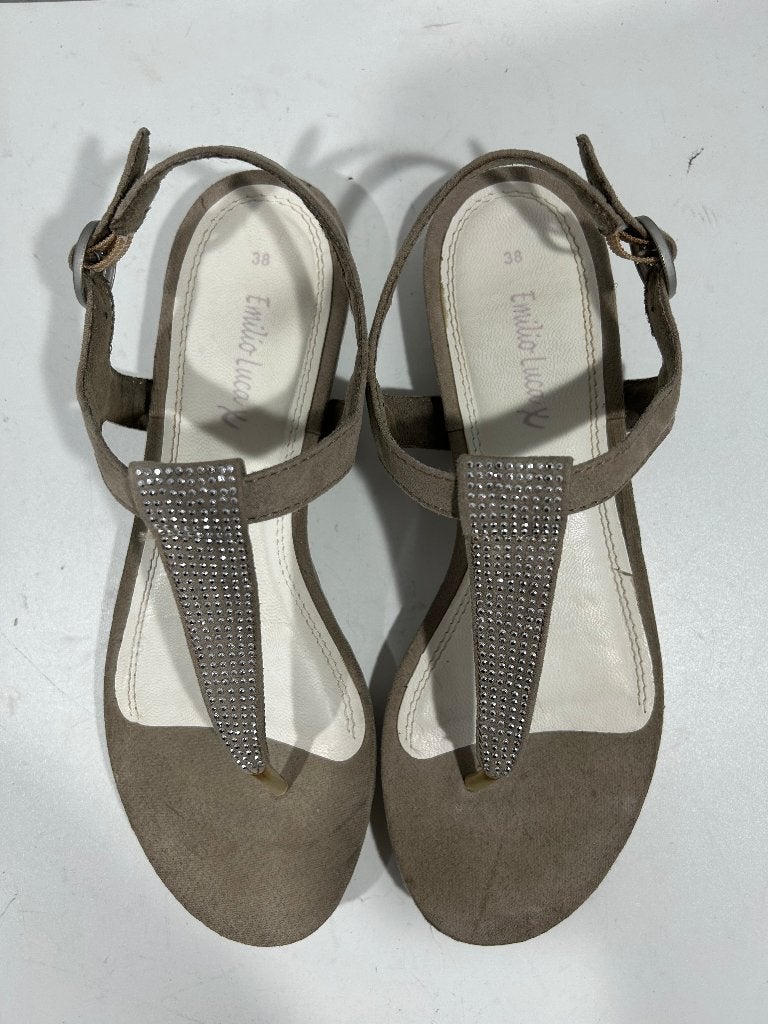 Emilio Luca, maat 38, mooie eenvoudige sandalen, Verzenden, Sandalen of Muiltjes, Zo goed als nieuw, Emilia Luca