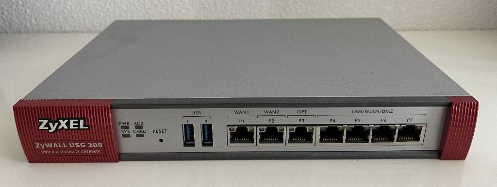 Zyxel ZyWALL USG 200 Firewall, Ophalen, Gebruikt, Router, Zyxel
