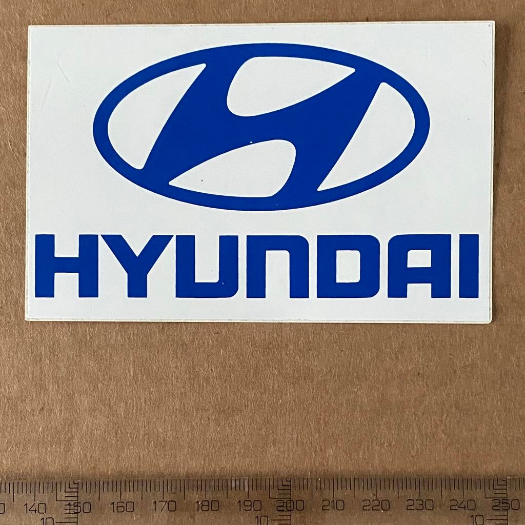 sticker hyundai, Verzenden