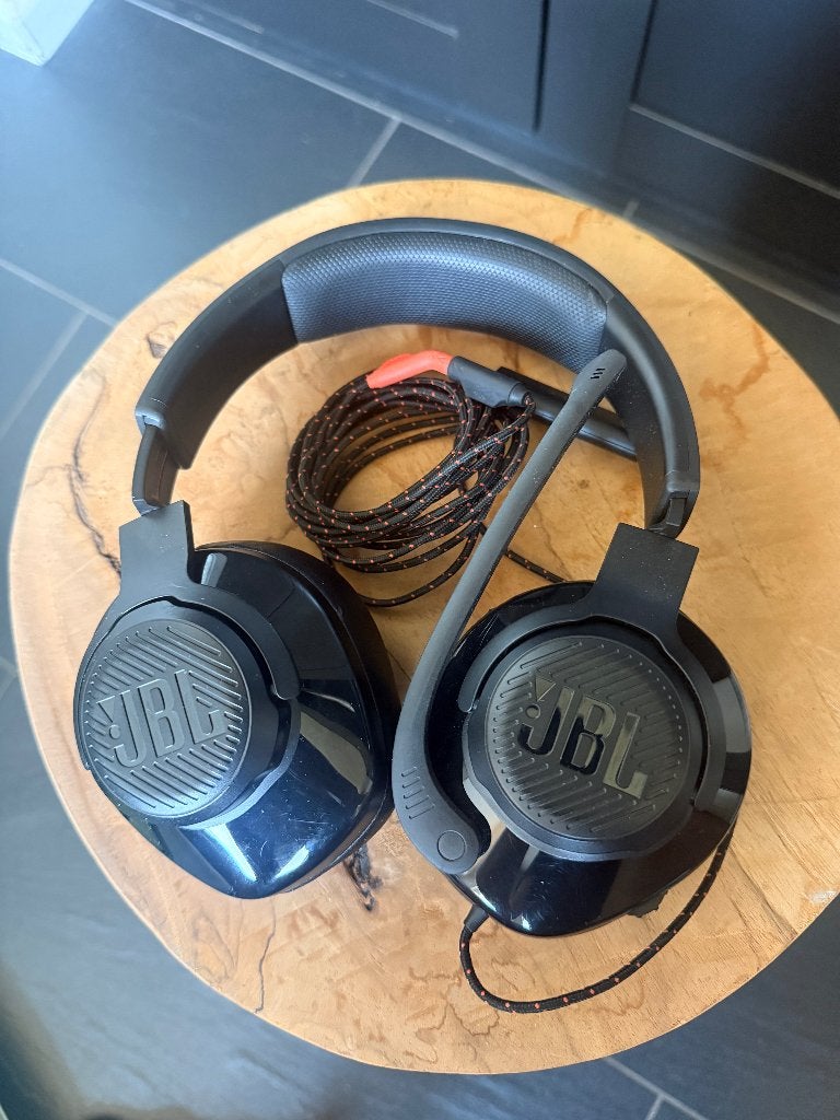 JBL Quantum 100 Gaming Headset | Zwart | 100% Werkend, Jbl quantum, Ophalen of Verzenden, Zo goed als nieuw, Over-ear