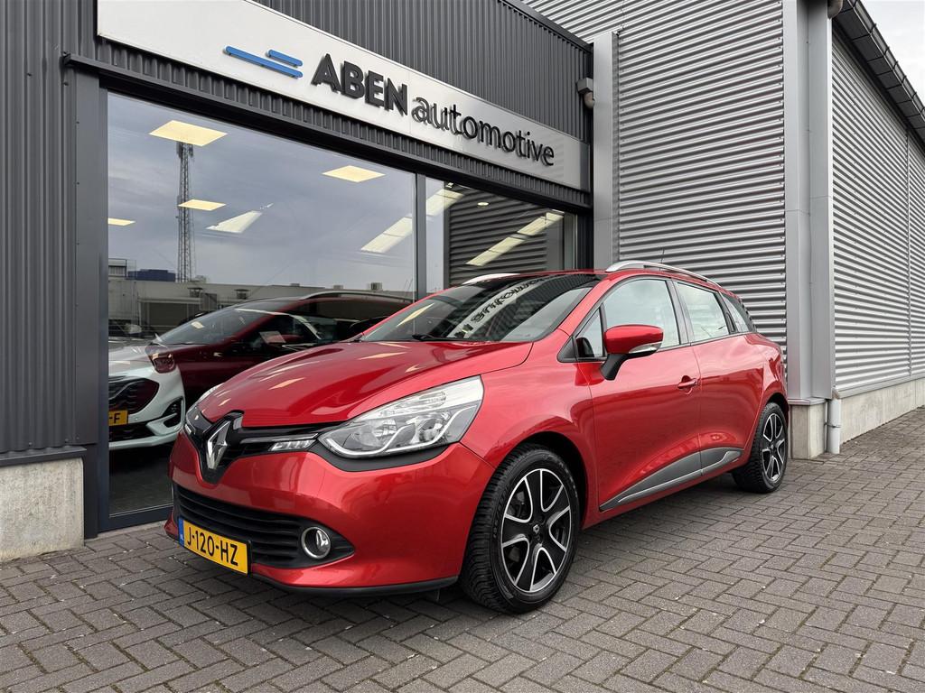 Renault Clio Estate TCE 90PK Dynamique (TREKHAAK|4-SEIZ|DEAL, Zwart, 540 kg, Handgeschakeld, 90 pk