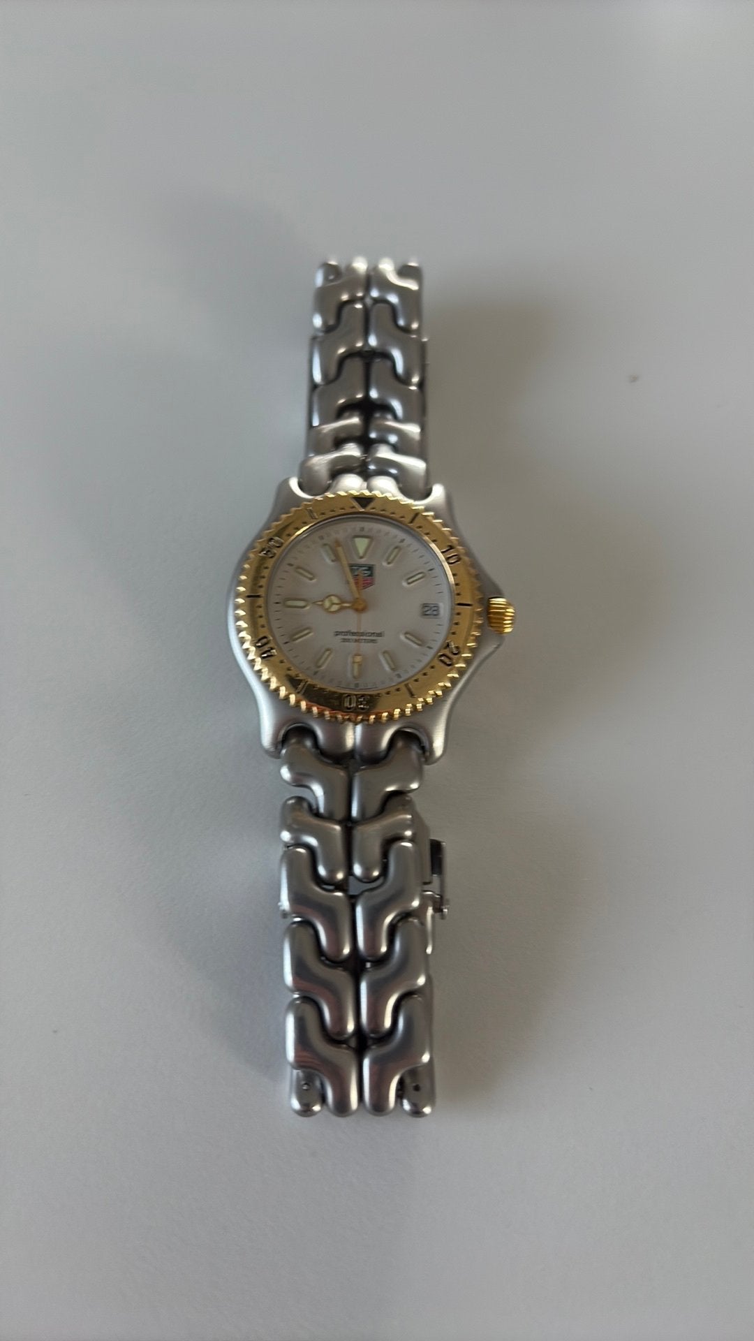 Tag Heuer Professional S95.806, Staal, Staal, Polshorloge, Ophalen of Verzenden