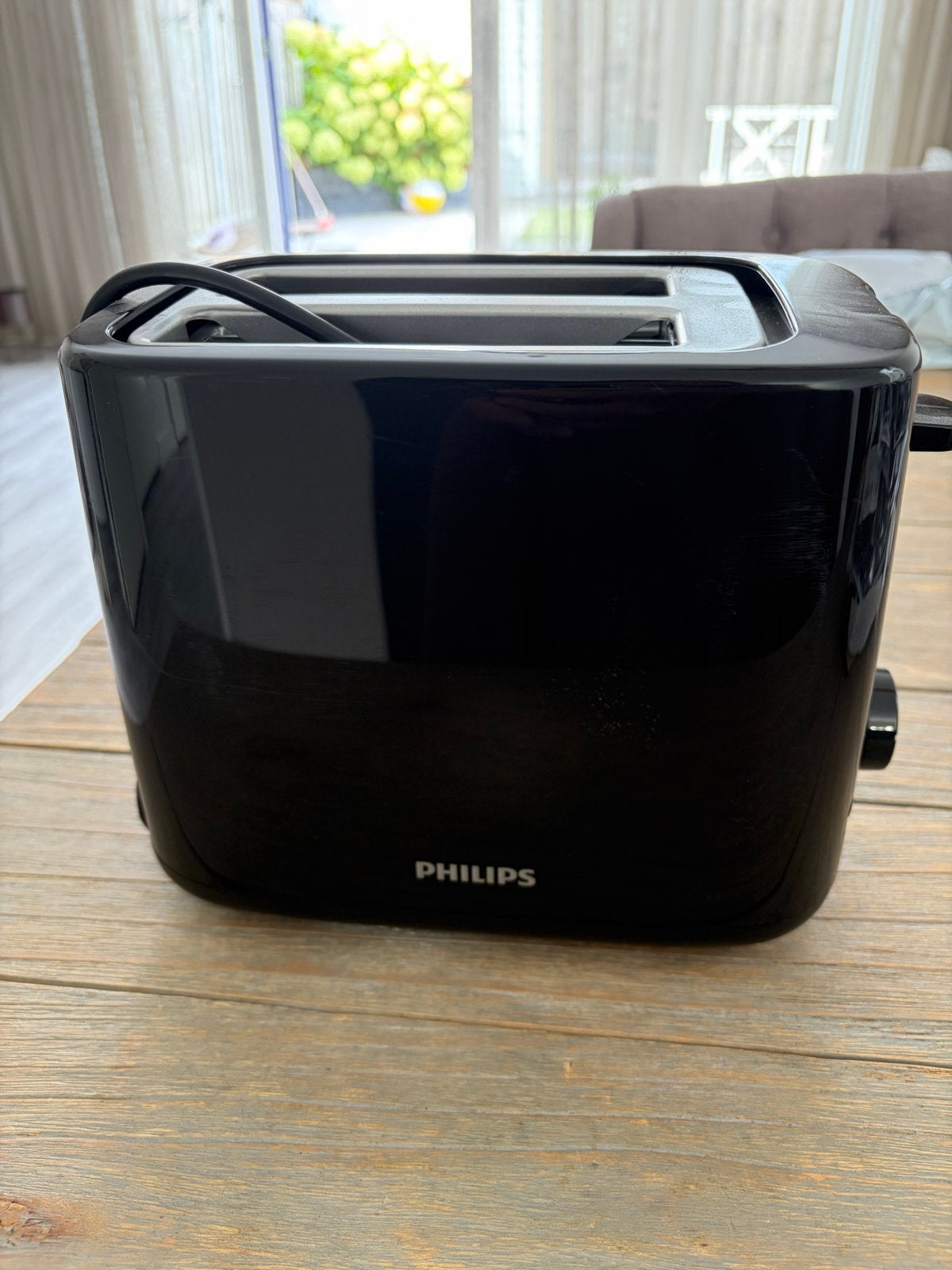 Philips broodrooster zwart - nooit gebruikt, Ophalen of Verzenden, Nieuw, Uitneembare kruimellade