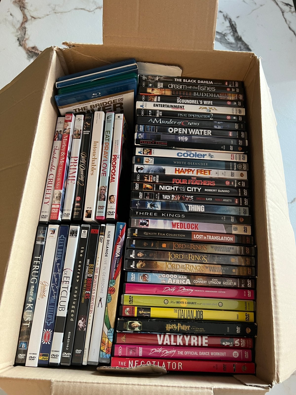 Dvd’s (94) en Blu-Ray (4), verschillende genres, Ophalen, Gebruikt, Overige gebieden, Alle leeftijden