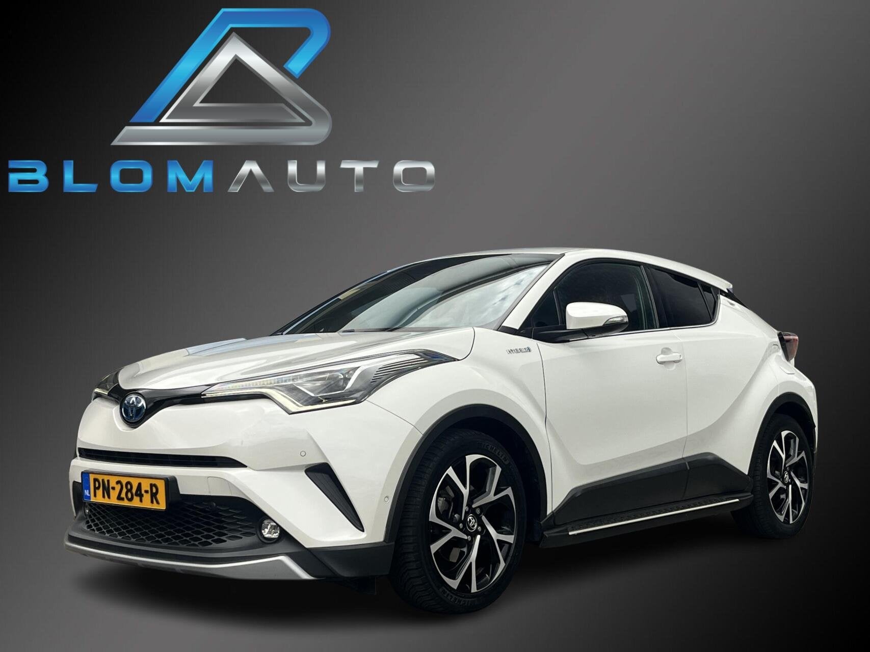 Toyota C-HR 1.8 Hybrid Premium LED+ACC+JBL+STOEL/STUURVERW, 4 cilinders, Leder en Stof, Origineel Nederlands, 26 km/l