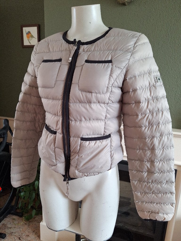 TwinSet Simona Barbieri winter jas tussen jack S 36, Kleding | Dames, Jassen | Winter, Twinset, Verzenden, Beige, Maat 36 (S)