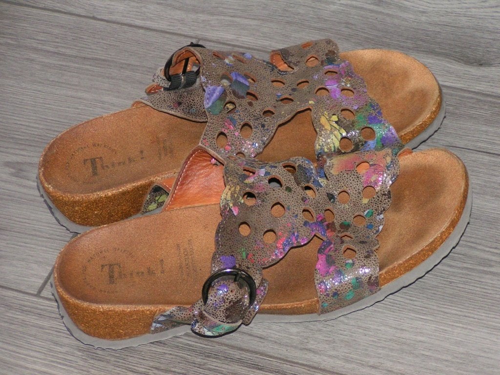 THINK sandalen,Mt 42 zeer goede staat, Tweedehands, Overige kleuren, Tweedehands, Think!