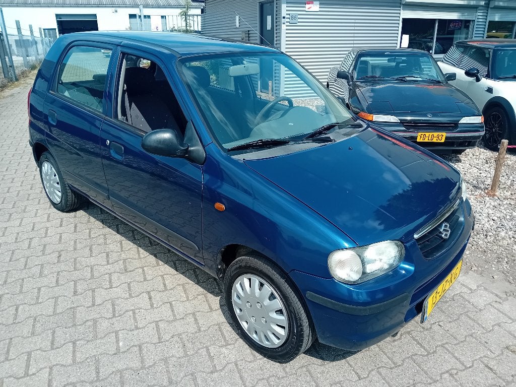 Suzuki Alto 1.1 2002 148DKM! STUURBEKR. NETTE AUTO, Auto's, Suzuki, Bedrijf, Te koop, Alto, Airbags, Elektrische ramen, Metallic lak