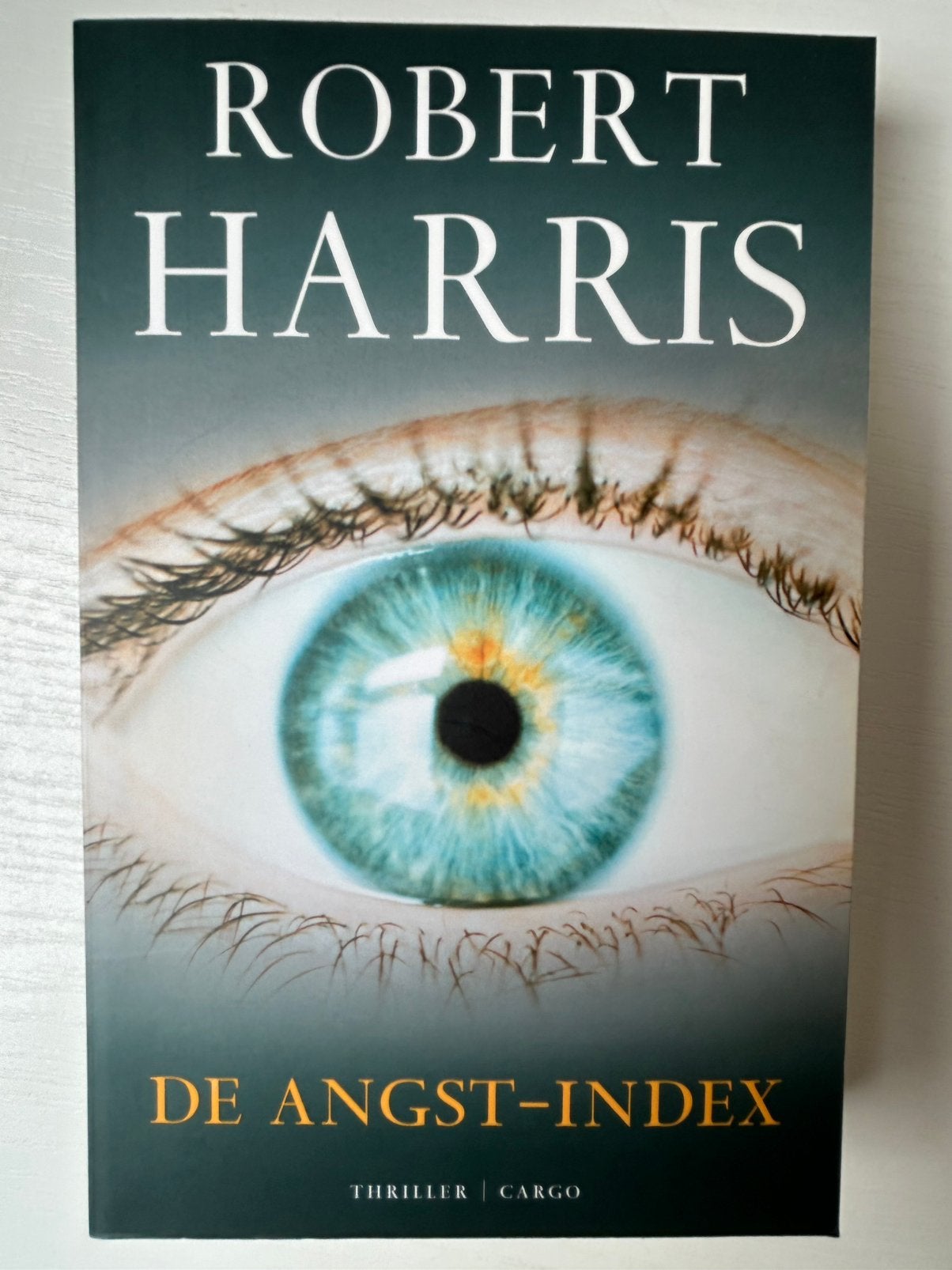 Robert Harris - De angst-index, Boeken, Thrillers, Gelezen, Ophalen of Verzenden