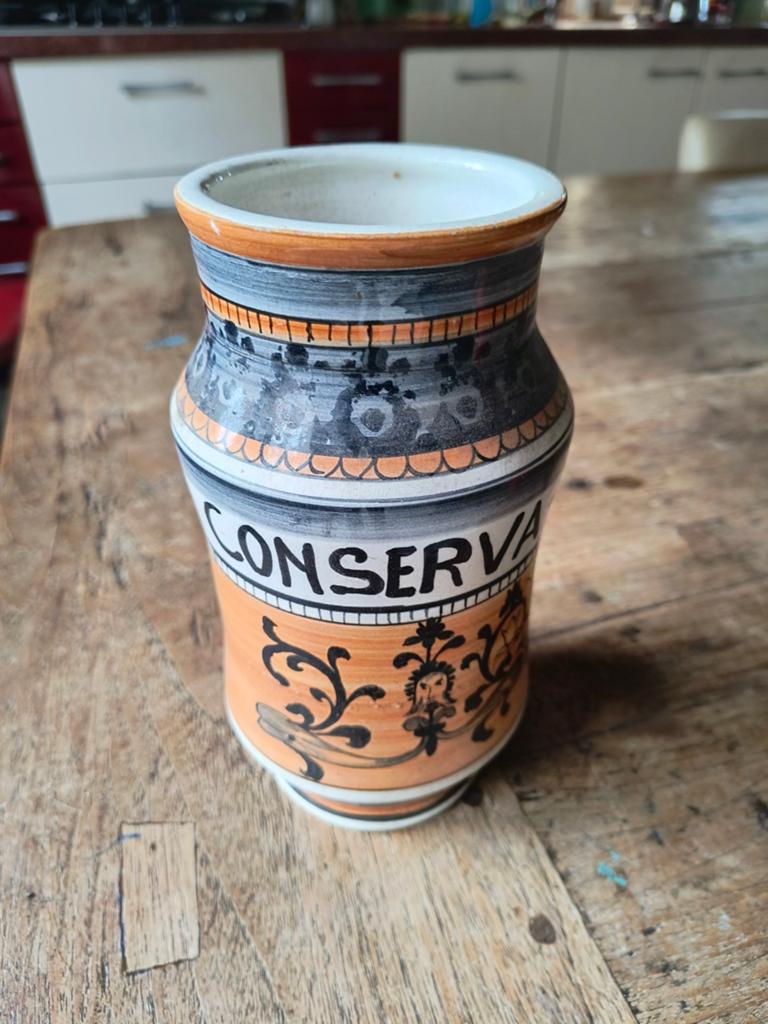 Antieke Italiaanse Apothekerspot 'Conserva Diramerino', Ophalen of Verzenden