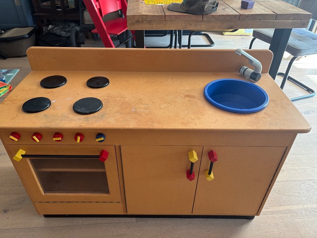 Speelkeukentje, Ophalen, Gebruikt, Hout, Speelkeuken
