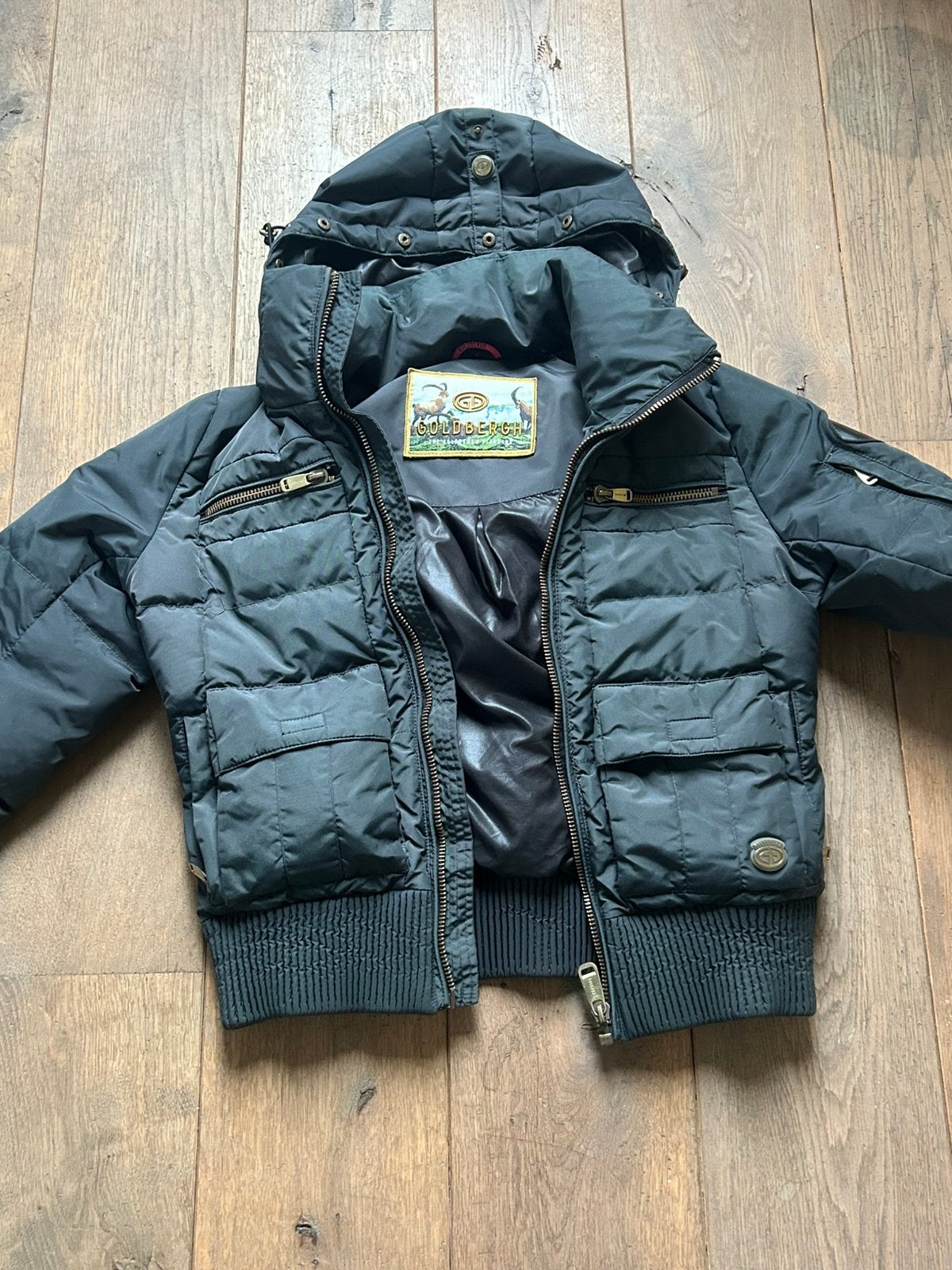 Goldbergh jas, Ophalen of Verzenden, Zo goed als nieuw, Maat 36 (S), Blauw