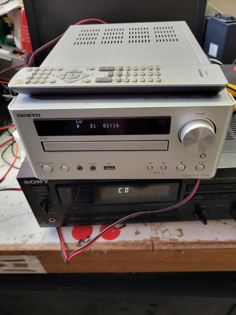 Onkyo CD-speler met afstandsbediening, Ophalen