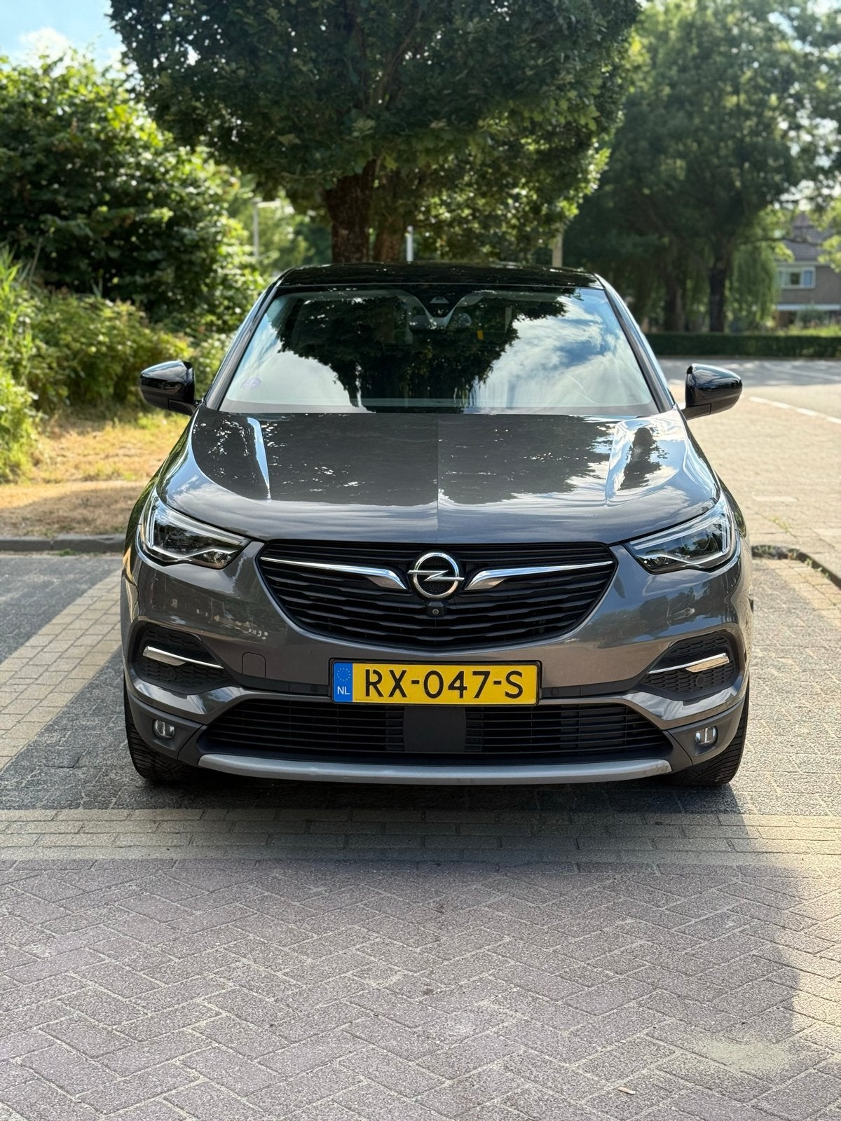Opel Grandland X 1.2 Turbo 130pk S&S 2018 Grijs, Auto's, Opel, Voorwielaandrijving, Zwart, 1199 cc, Origineel Nederlands