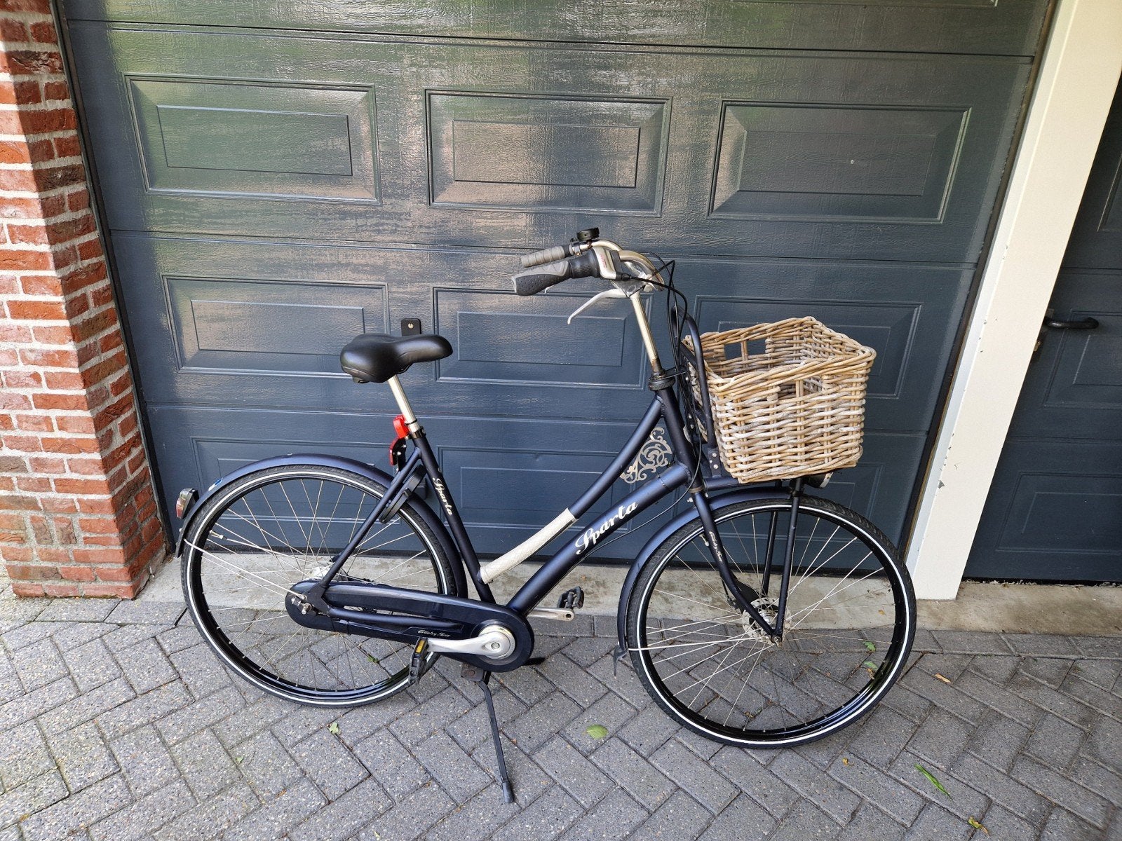 Damesfiets sparta transporter met mand 7 versnellingen, Ophalen, Sparta, Gebruikt, Versnellingen