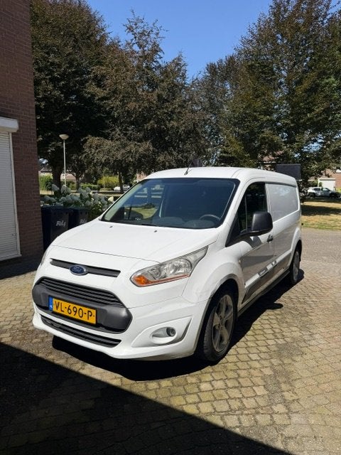 Ford Transit Connect 1.6 Tdci 70KW 2015, Euro 5, Stof, Zwart, Wit