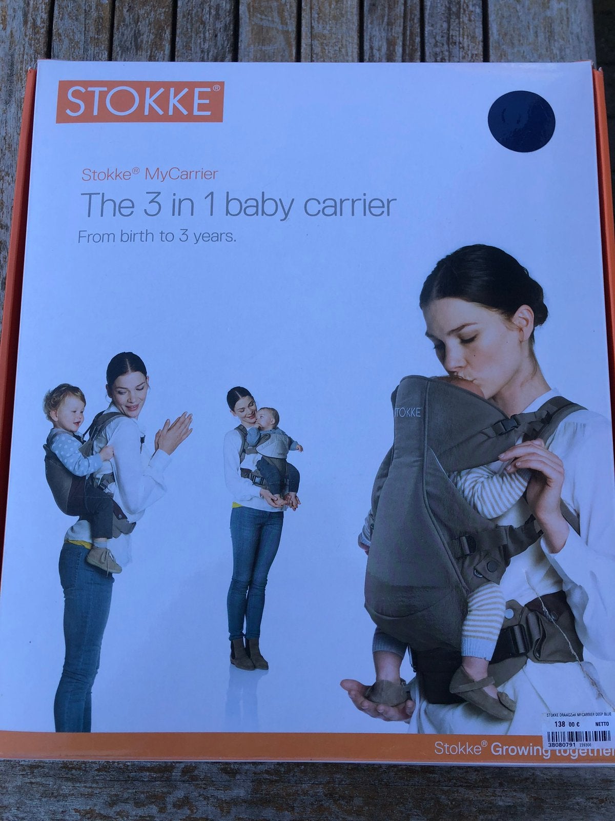 Stokke MyCarrier 3-in-1 Draagzak, Overige merken, Ophalen of Verzenden, Zo goed als nieuw, Buik, Rug of Zij