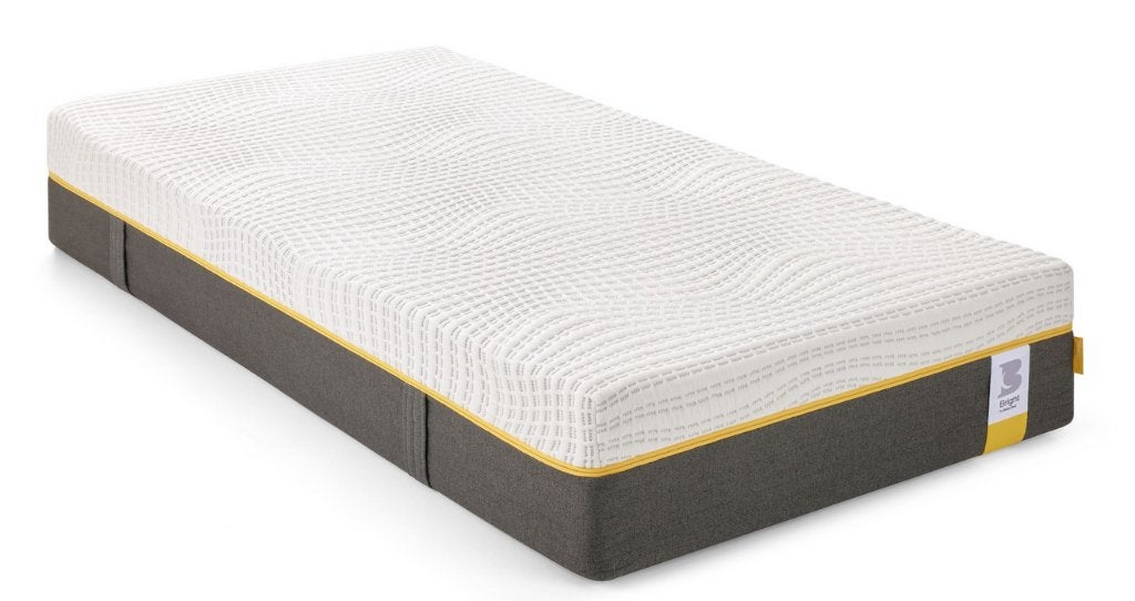 90x210 Pocketveermatras B Bright 5850 gel/latex afdeklaag, Ophalen, Zo goed als nieuw, Eenpersoons, Matras