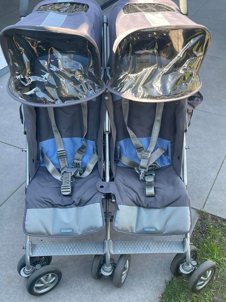 Tweeling buggy maclaren, Ophalen, Zo goed als nieuw, Kinderwagen of Buggy