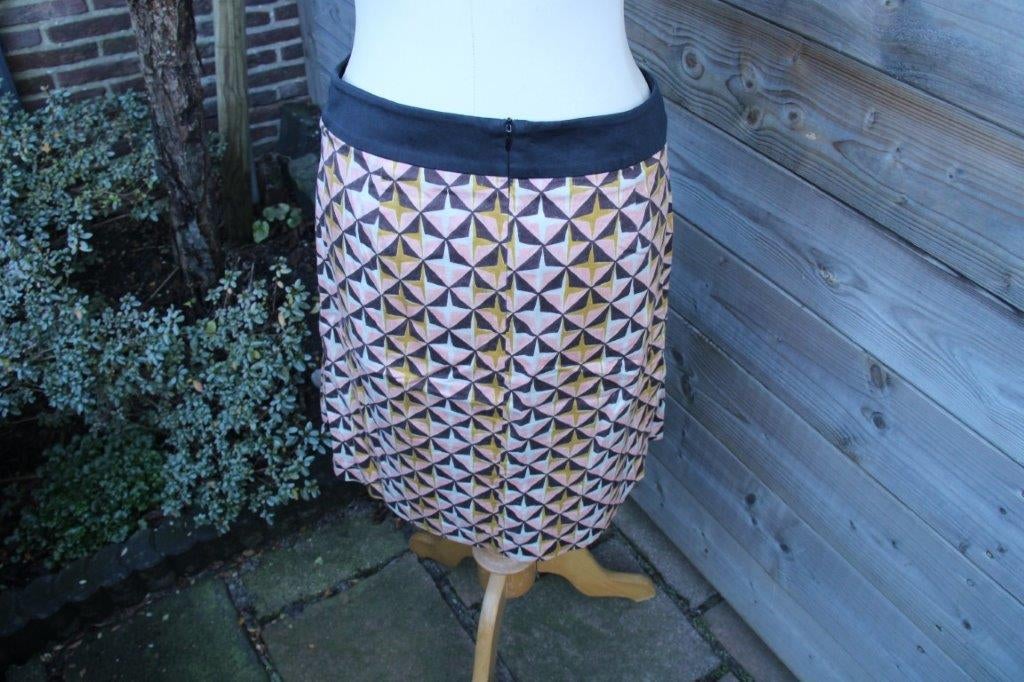 Rok bruin/ oker/ zalm Oilily mt 38 Vaste prijs, Kleding | Dames, Rokken, Maat 38/40 (M), Oilily, Bruin, Verzenden