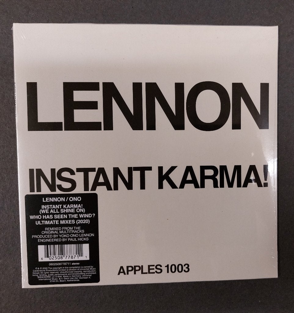 John Lennon VINYL SINGLE Instant Karma remix Beatles RSD, Geseald, Ophalen of Verzenden, Nieuw in verpakking, Rock en Metal