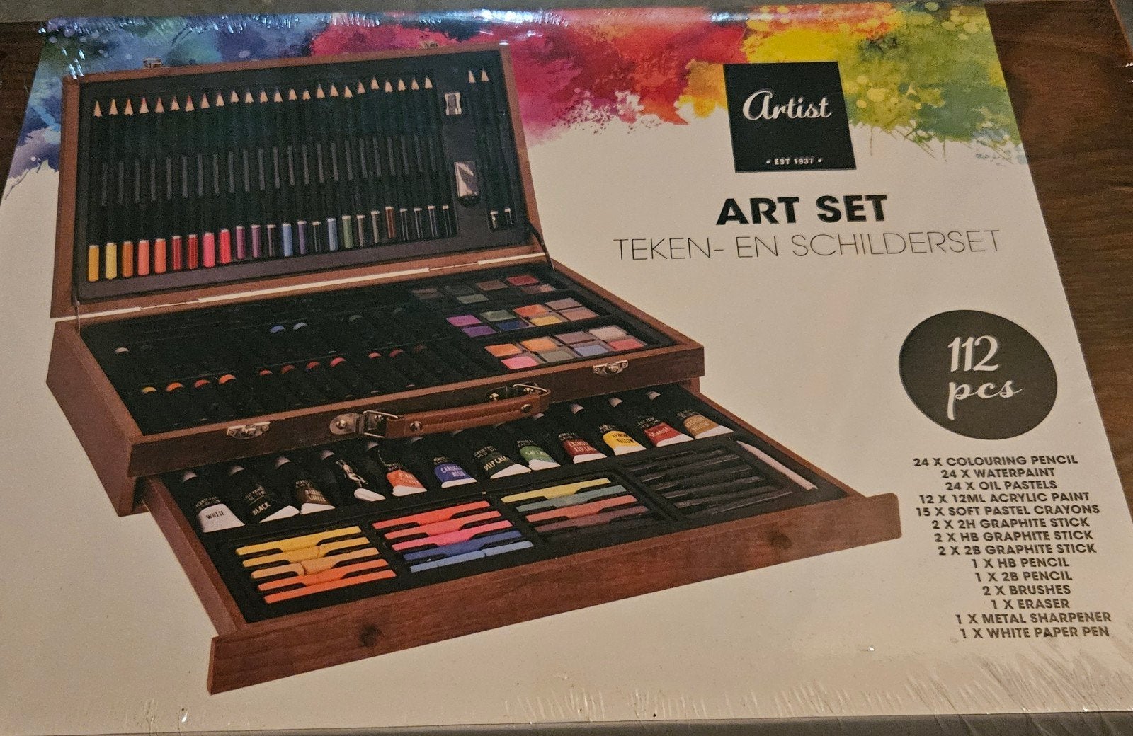 Artist Teken- en Schilderset 112-delig Nieuw, Ophalen of Verzenden, Nieuw, Overige typen