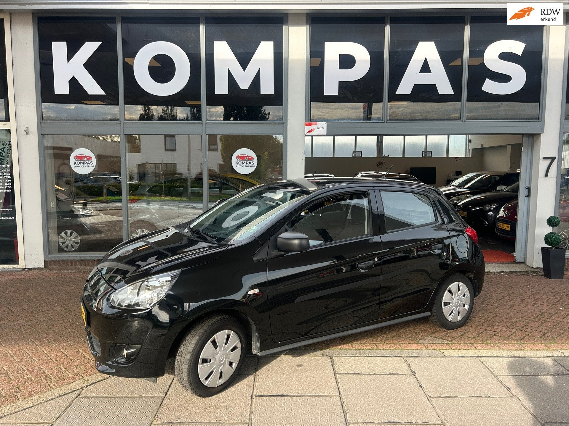 Mitsubishi Space Star 1.0 Entry |Airco|1EIG|Nw.Apk|Elektrisc, Auto's, Voorwielaandrijving, Euro 5, Stof, Gebruikt