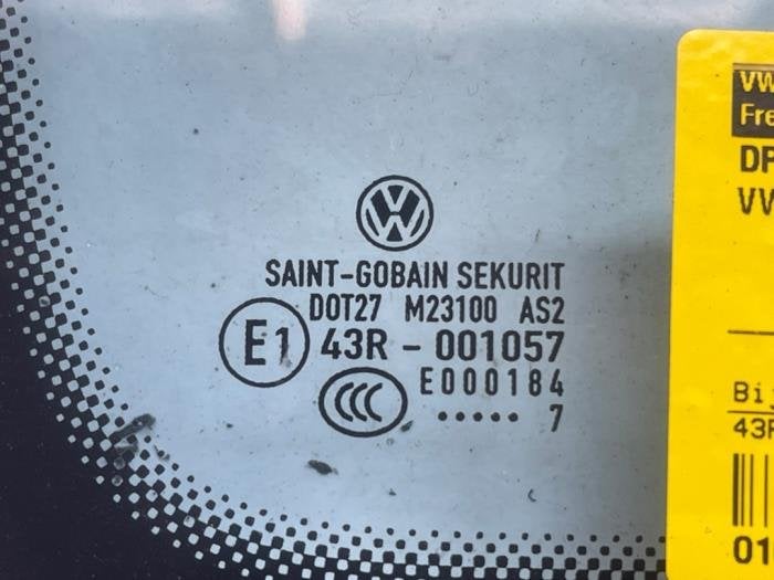 Driehoeks Ruit rechts-voor van een Volkswagen Caddy, Gebruikt, -, -, -