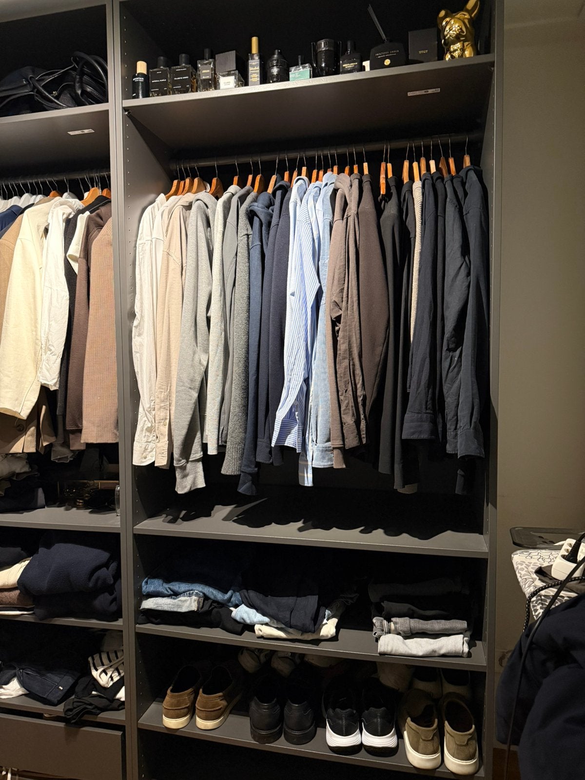 Ikea Pax kast antraciet 100x236cm, Ophalen, Zo goed als nieuw, 50 tot 75 cm, 200 cm of meer