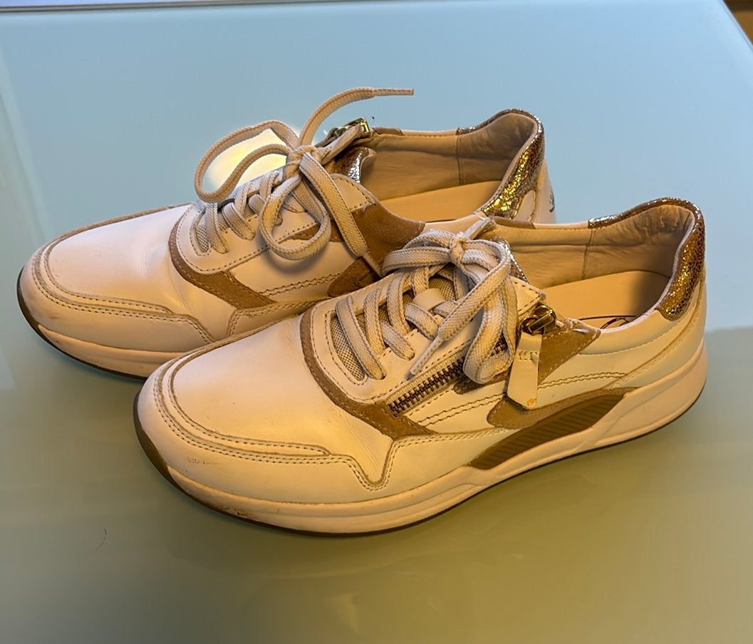 Gabor wit rolling soft sneakers dames maat 40 (6,5), Wit, Ophalen of Verzenden, Sneakers of Gympen, Zo goed als nieuw
