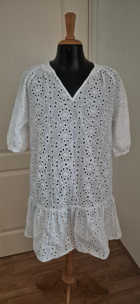 NIEUW broderie  Ibiza jurk maat 40, Ophalen of Verzenden, Nieuw, Maat 38/40 (M), Boven de knie