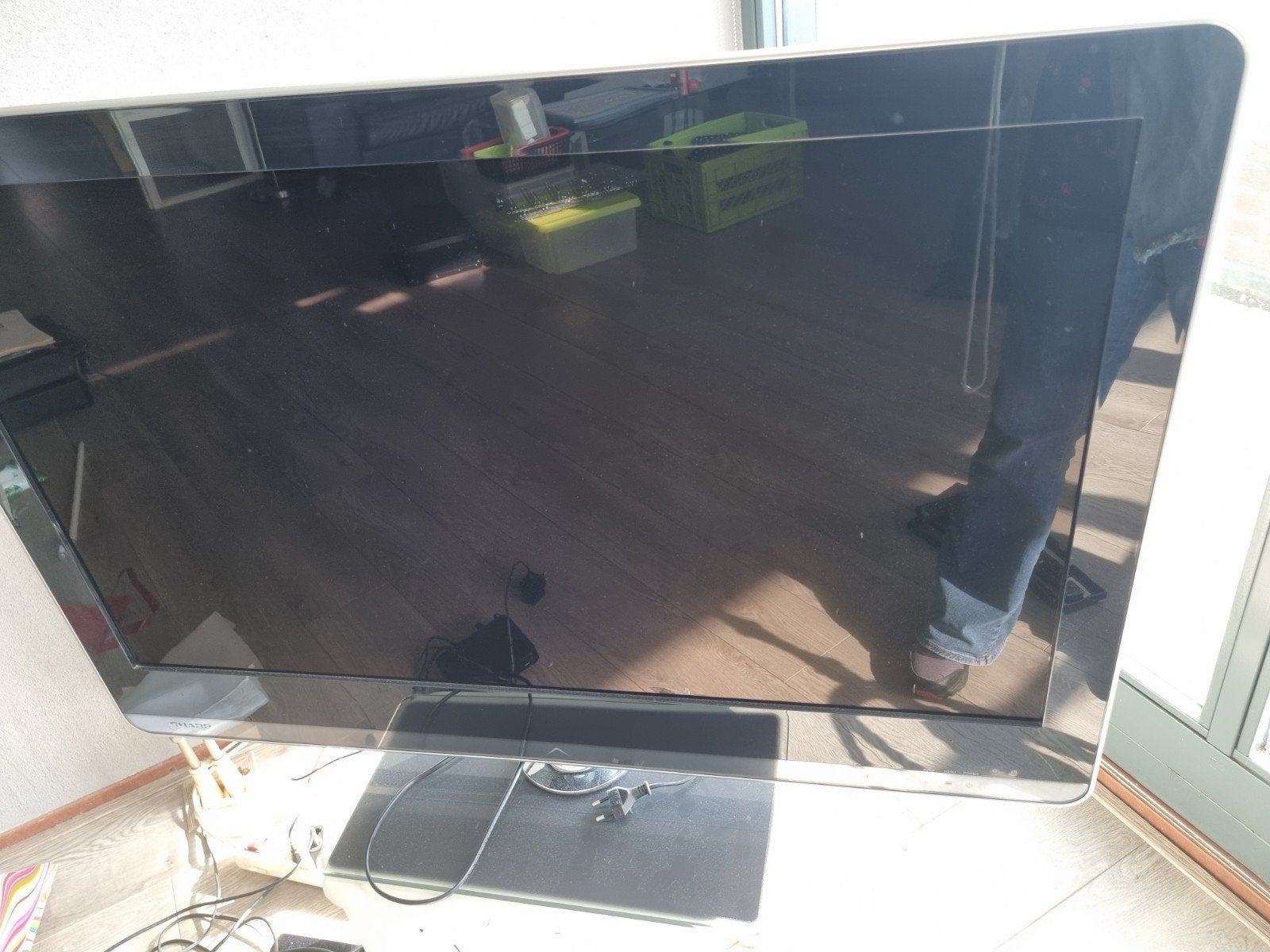 Sharp Aquos LCD TV LC-40LE810E - 40 inch Full HD, Ophalen, Gebruikt, LCD, 100 cm of meer