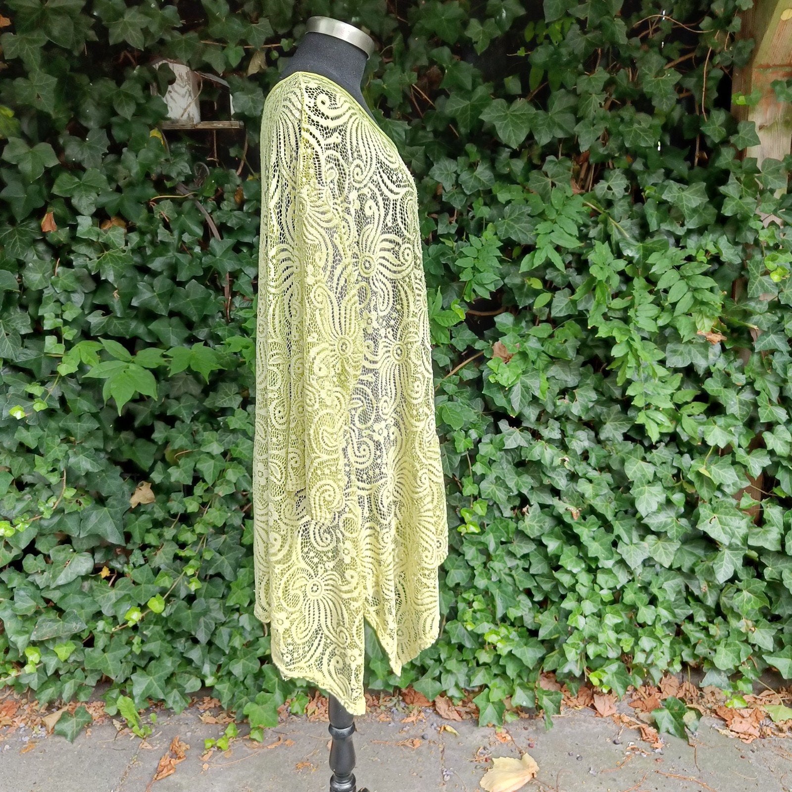 A-Lijn Opengewerkt Tuniek XXL, Kleding | Dames, Ophalen of Verzenden, Gedragen, Maat 46/48 (XL) of groter, Groen