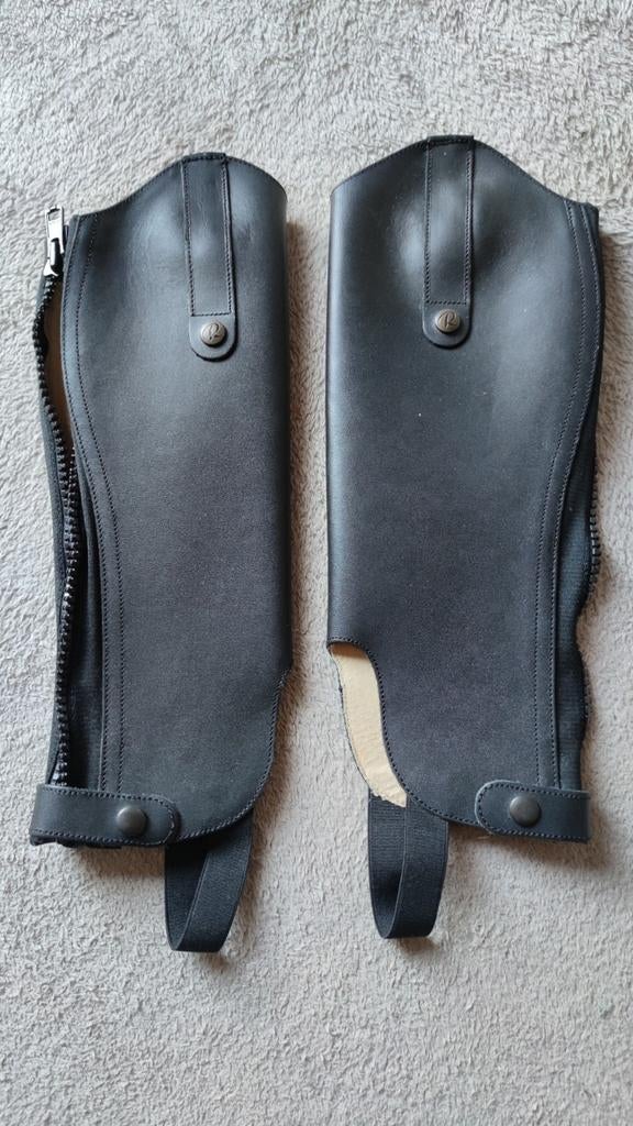 NIEUW leren Rectiligne chaps - maat 6 jaar,  lengte 32cm, Dieren en Toebehoren, Ophalen of Verzenden, Nieuw