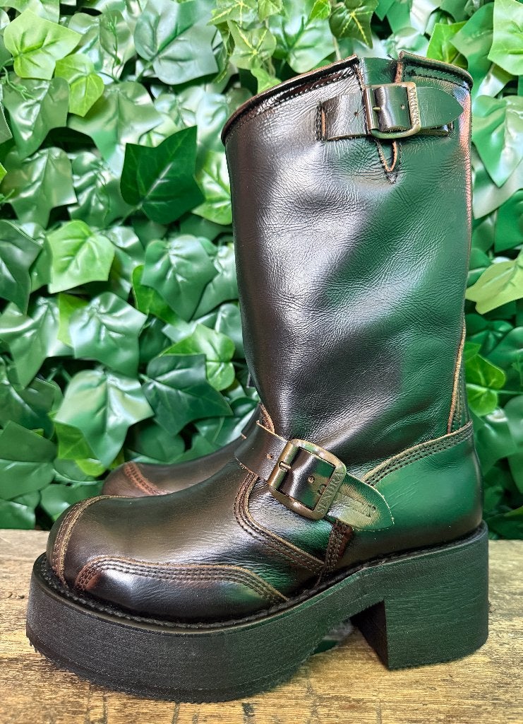 stoere vintage biker boots van Sendra maat 37, Bruin, Nieuw, Ophalen of Verzenden, Xx