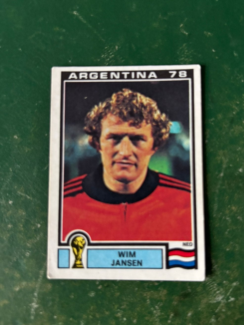 Panini plaatje Wim Jansen Nederland WK 78, Verzamelen, Sportartikelen en Voetbal, Ophalen of Verzenden