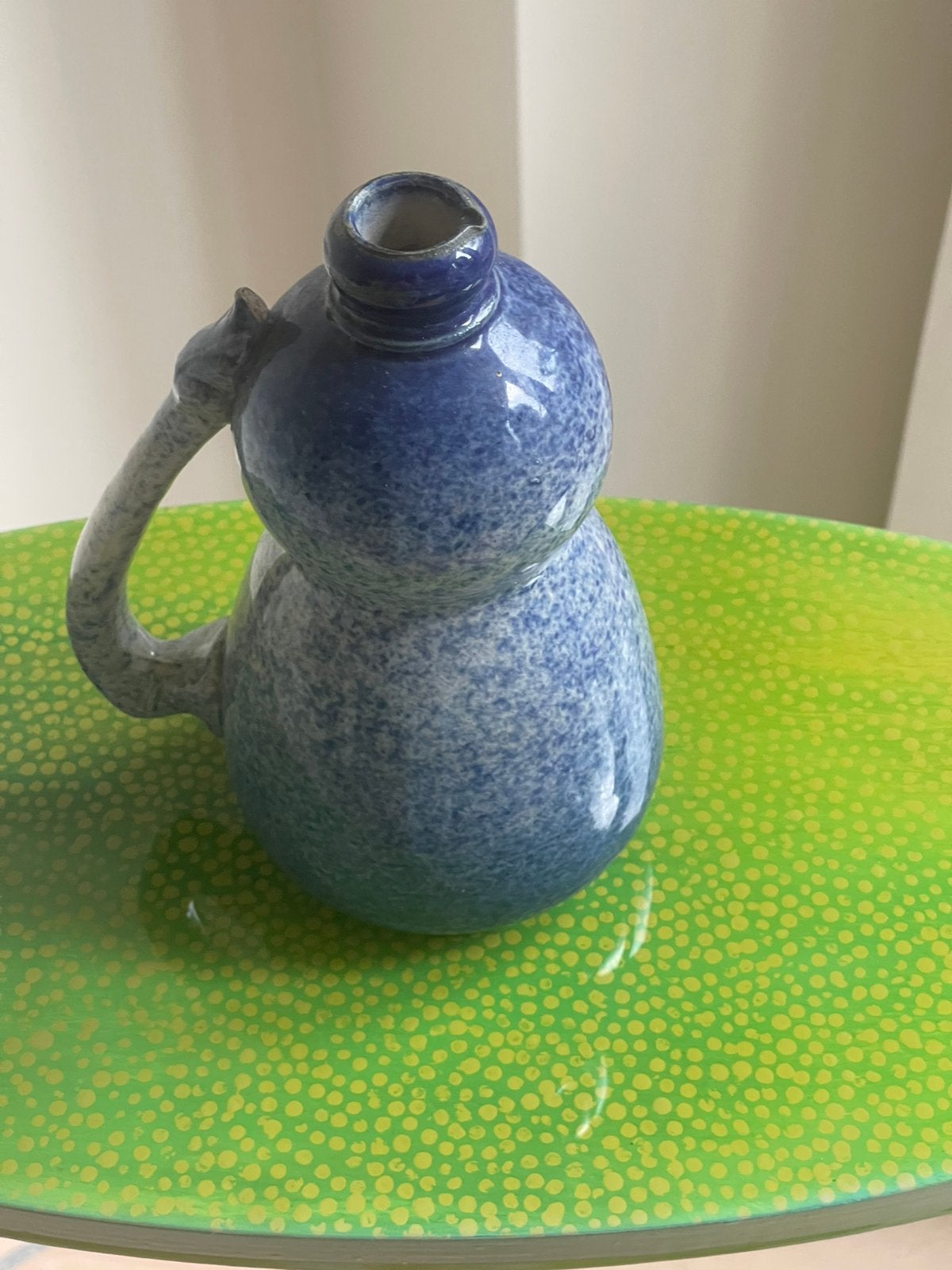 Cointreau Angers France blauw geglazuurde karaf( Art Deco), Antiek en Kunst, Ophalen of Verzenden