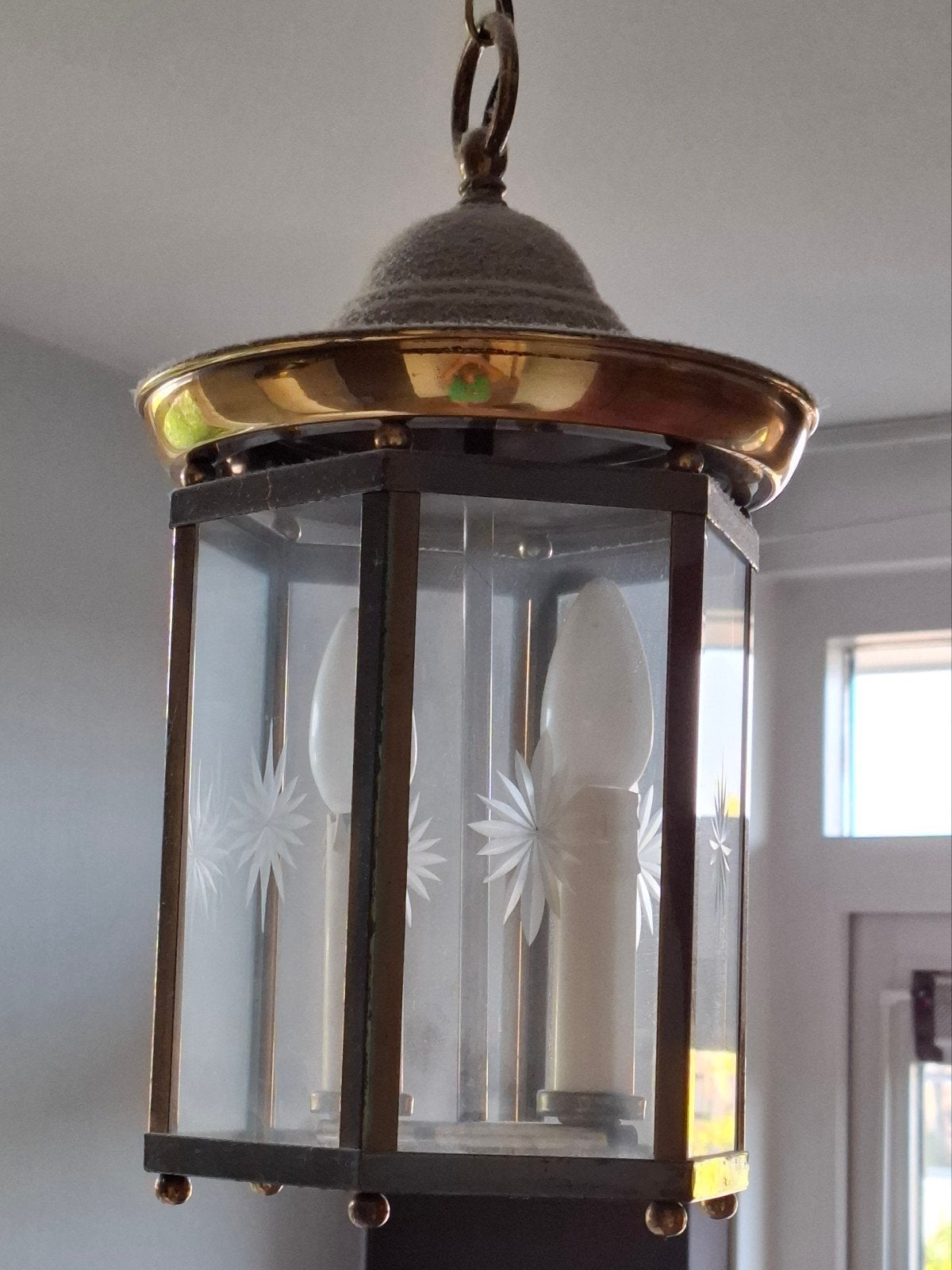 prachtige antieke lamp, Ophalen of Verzenden
